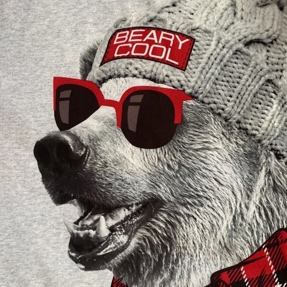 NWT Pjs + Pancakes long sleeve shirt with bear on it. super soft. 2X - Picture 2 of 8